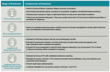 Table 2. Suggested steps in evaluating pulmonary hypertension (PH).17,18