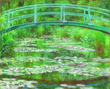 The Japanese Footbridge by Claude Monet