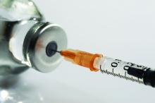 Vaccine syringe