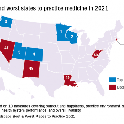 Minnesota named best place to practice in 2021 | MDedge Dermatology