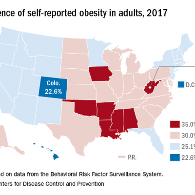 CDC: Obesity affects over 35% in 7 states | Federal Practitioner