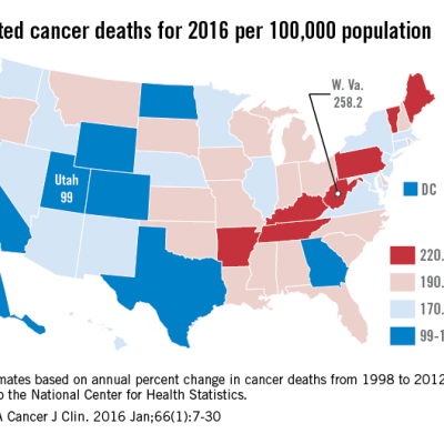 Cancer death rates show wide geographic variation | MDedge ObGyn