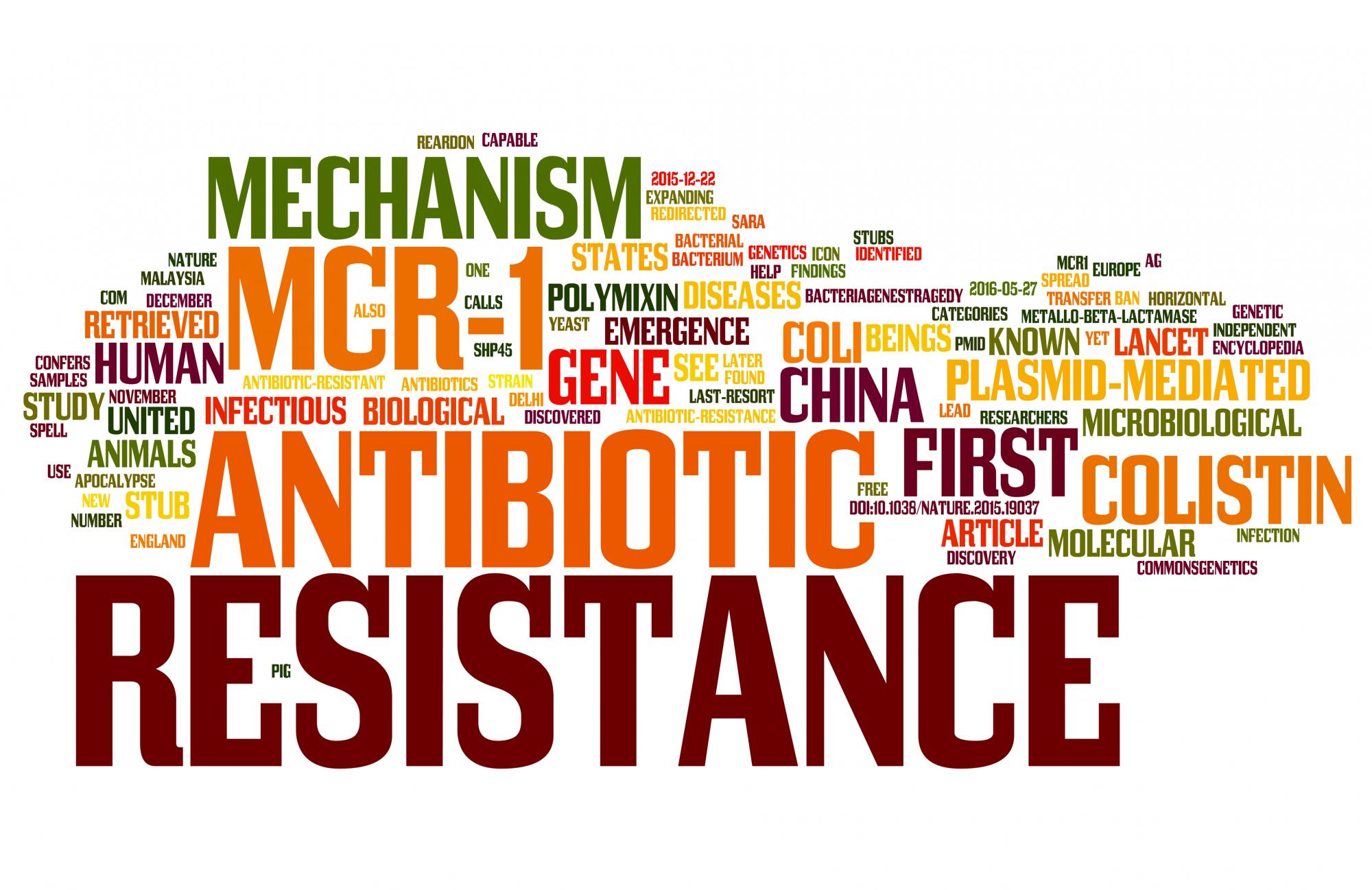 Antibiotic Resistance concepts,isolated on white background.